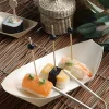 PAPSTAR Fingerfood - Schalen, Holz "pure" 25 cm x 10 cm "Schiffchen"