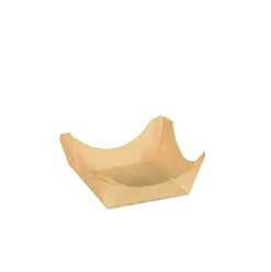 PAPSTAR Fingerfood - Schalen, Holz "pure" eckig 1,5 cm x 4 cm x 4 cm