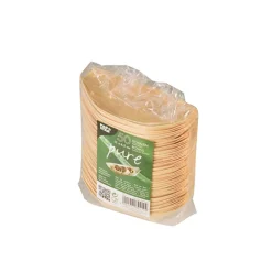 PAPSTAR Fingerfood - Schalen, Holz 