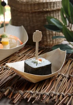 PAPSTAR Fingerfood - Schalen, Holz 