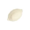 PAPSTAR Fingerfood - Schalen Zuckerrohr "pure" 40 ml 3 cm x 9,5 cm x 6 cm weiß "Wave", 12 x 12 Stück