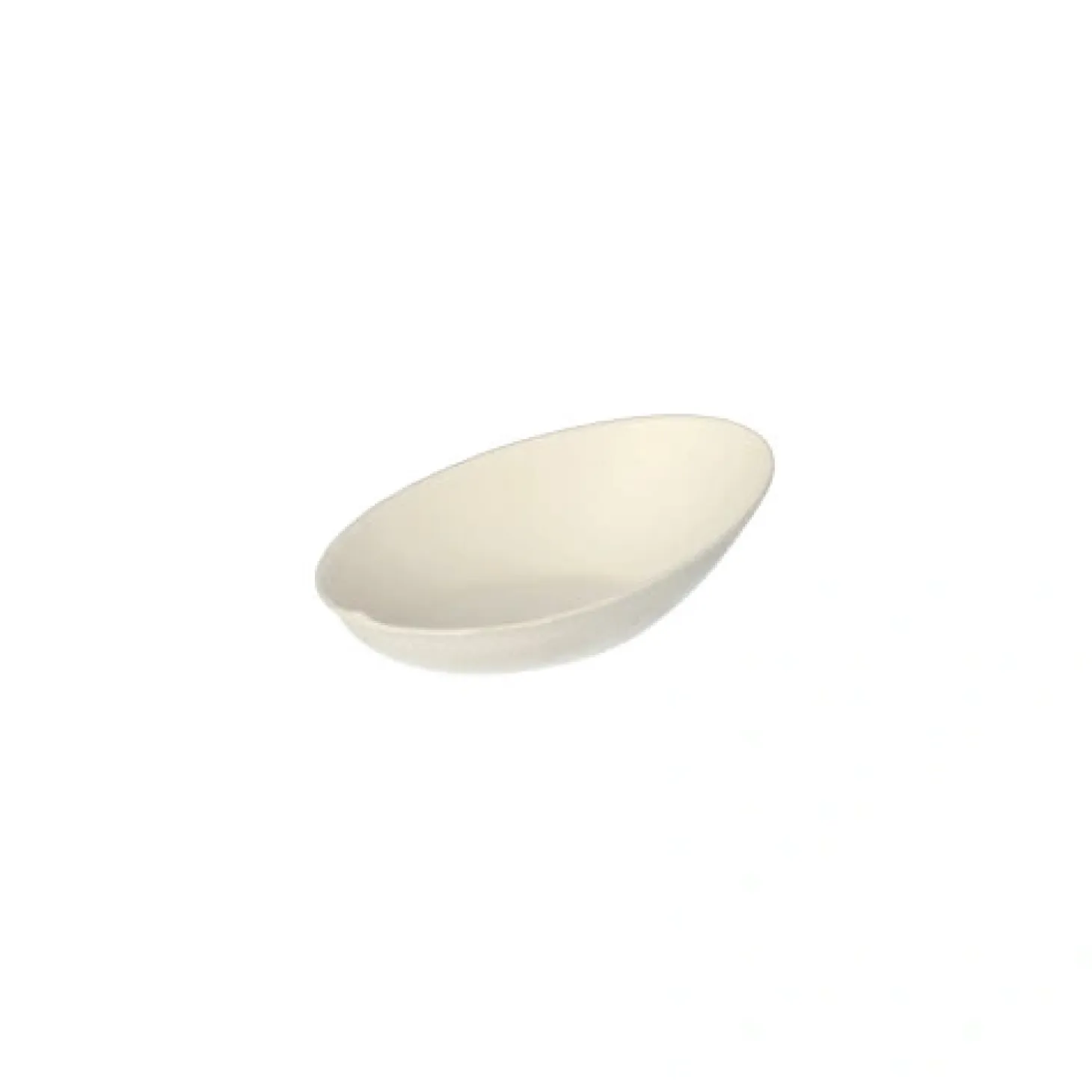 PAPSTAR Fingerfood - Schalen, Zuckerrohr "pure" 20 ml 8 cm x 5 cm weiß "Egg"