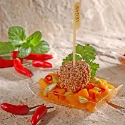 PAPSTAR Fingerfood - Spieße "pure" 12 cm "VEGAN"