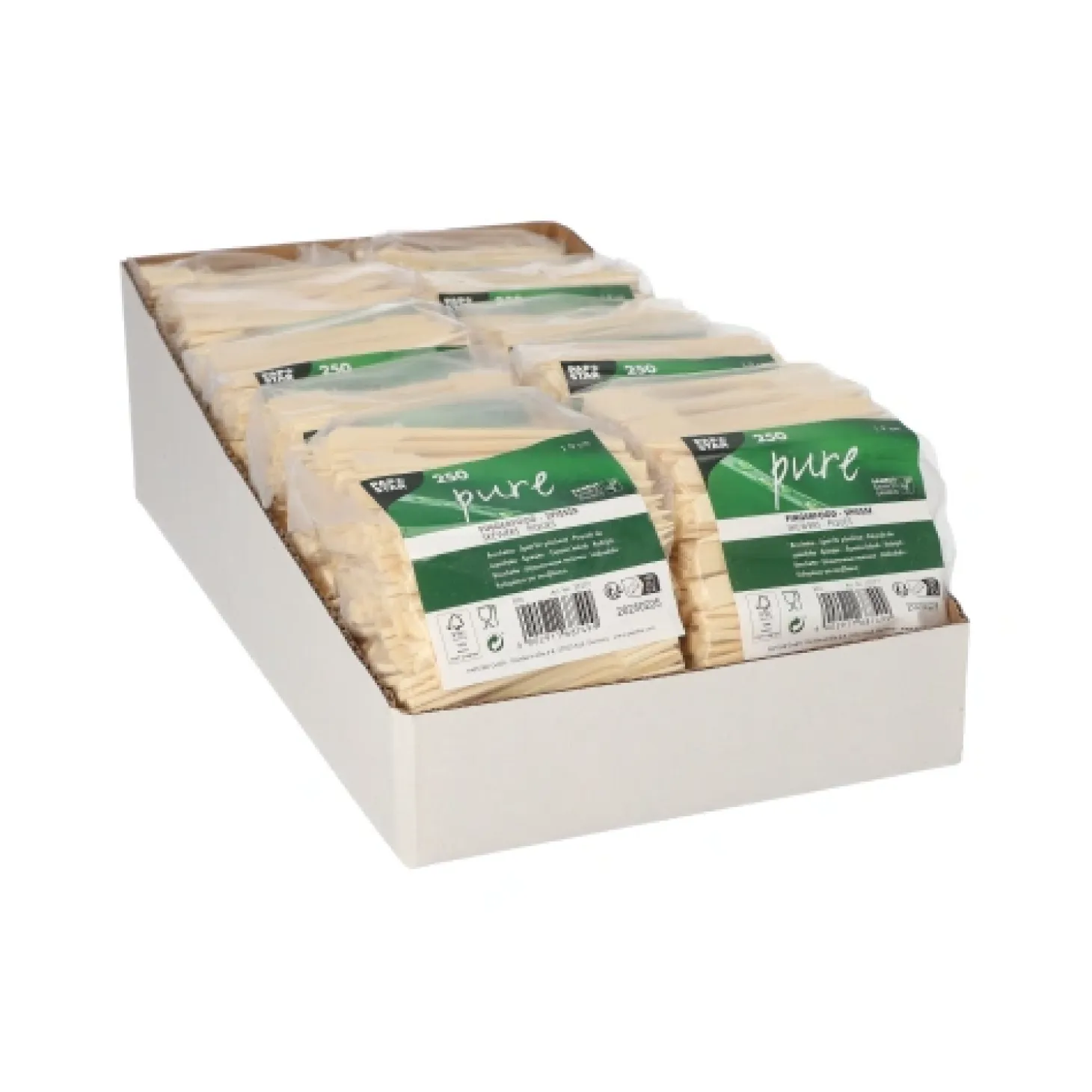 PAPSTAR Fingerfood - Spieße "pure" 9 cm "Golf", 10 x 250 Stück
