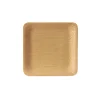 PAPSTAR Fingerfood - Teller, Bambus "pure" eckig 1,5 cm x 8,5 cm x 8,5 cm