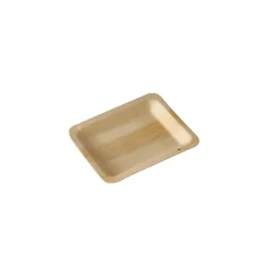PAPSTAR Fingerfood - Teller, Holz "pure" eckig 12 cm x 9,5 cm