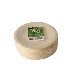 PAPSTAR Fingerfood - Teller, Holz "pure" rund Ø 14 cm, 2 cm