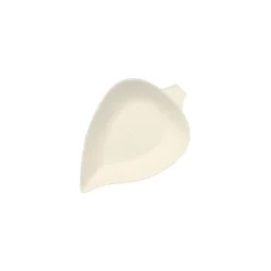 PAPSTAR Fingerfood - Teller, Zuckerrohr "pure" 1,2 cm x 6 cm x 8 cm weiß "Leaf", 10 x 50 Stück