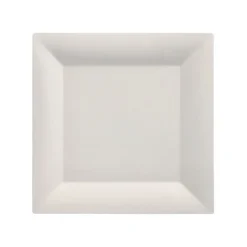 PAPSTAR Fingerfood - Teller, Zuckerrohr "pure" eckig 1,5 cm x 20,3 cm x 20,3 cm weiß