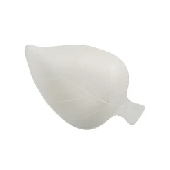 PAPSTAR Fingerfood - Teller, Zuckerrohr "pure" 1,2 cm x 6 cm x 8 cm weiß "Leaf", 15 x 12 Stück