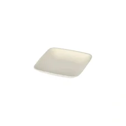 PAPSTAR Fingerfood - Teller, Zuckerrohr "pure" eckig 1,2 cm x 6,5 cm x 6,5 cm weiß, 10 x 50 Stück
