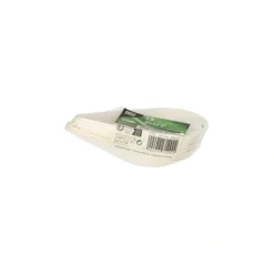 PAPSTAR Fingerfood - Teller, Zuckerrohr "pure" 10,5 cm x 5,7 cm weiß "Drop", 15 x 12 Stück