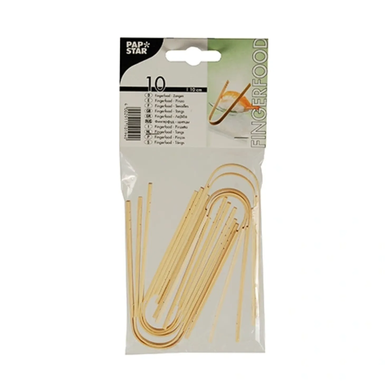 PAPSTAR Fingerfood - Zangen, Bambus 10 cm
