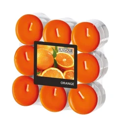 PAPSTAR "Flavour by GALA" Duftlichte Ø 37,5 mm, 16,6 mm orange - Orange