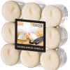 PAPSTAR "Flavour by GALA" Duftlichte Ø 37,5 mm, 16,6 mm elfenbein - Sandalwood-Vanilla