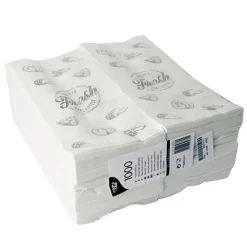 PAPSTAR Fleischerbeutel, Kraftpapier, gefädelt 28 cm x 14 cm x 6 cm