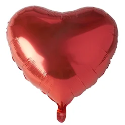 PAPSTAR Folienluftballon Ø 45 cm rot "Heart" large