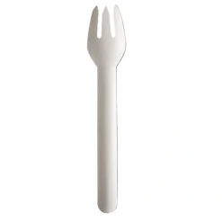 PAPSTAR Gabeln, Papier "pure" 15,8 cm weiß, 10 x 100 Stück