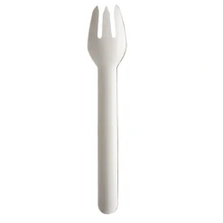 PAPSTAR Gabeln, Papier "pure" 15,5 cm weiß, 20 x 20 Stück