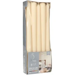 PAPSTAR GALA Basic Leuchterkerzen Ø 2,3 cm, 25 cm creme