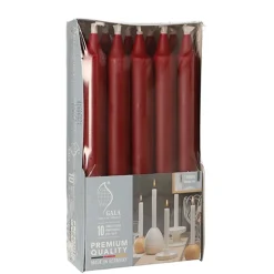 PAPSTAR GALA Basic Tafelkerzen Ø 2,1 cm, 19,3 cm kirsche