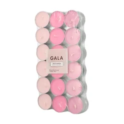 PAPSTAR "GALA" Duftlichte Ø 3,8 cm, 1,7 cm rose - Rose Garden "Ton in Ton", 8 x 36 Stück