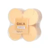 PAPSTAR "GALA" Maxi Duftlichte Ø 59 mm, 24 mm orange - Orange Juice in Polycarbonathülle, 6 x 8 Stück