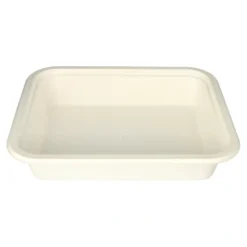 PAPSTAR Gastronorm-Behälter GN 1/2 Zuckerrohr, PLA beschichtet eckig 4 l, 6,5 x 32,5 x 26,5 cm