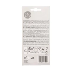 PAPSTAR Geburtstagskerzen mit Halter 6 cm farbig sortiert pastell