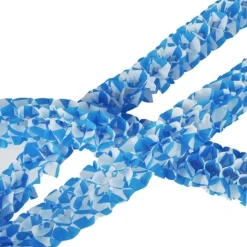 PAPSTAR Girlanden, Papier Ø 8 cm, 2 m "Bayrisch Blau - Mini" schwer entflammbar
