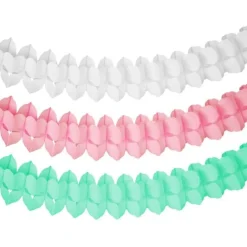 PAPSTAR Girlande, Papier Ø 16 cm, 3,65 m farbig sortiert 