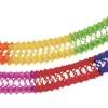 PAPSTAR Girlande, Papier Ø 16 cm, 4 m "Intensive" schwer entflammbar