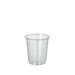 PAPSTAR Gläser für Schnaps, PLA "pure" 4 cl Ø 4,8 cm, 5 cm glasklar