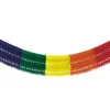 PAPSTAR Großraumgirlande, Papier 10 m "Rainbow fringe" schwer entflammbar