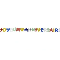 PAPSTAR Grußkette 1,9 m "Joyeux Anniversaire"