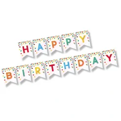 PAPSTAR Grußkette 3,5 m x 20 cm "Happy Birthday", 12 x 1 Stück