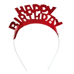 PAPSTAR Haarreifen farbig sortiert "Happy Birthday" "Metallic"
