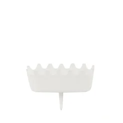 PAPSTAR Halter für Zahlenkerzen 3,8 cm x 4,9 cm x 1,2 cm weiß