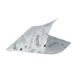 PAPSTAR Hamburger-Tüten, Pergament-Ersatz 13,5 cm x 13 cm weiß fettdicht