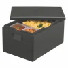 PAPSTAR Isolier-Transportbehälter, EPP 60 cm x 40 cm x 32 cm schwarz "Gastro-Norm 1/1"