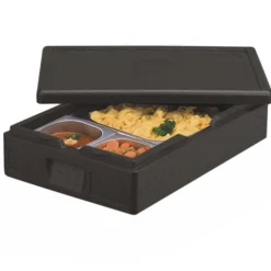 PAPSTAR Isolier-Transportbehälter, EPP 60 cm x 40 cm x 18 cm schwarz "Gastro-Norm 1/1"
