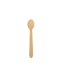 PAPSTAR Kaffeelöffel, Holz "pure" 11 cm, 15 x 10 Stück