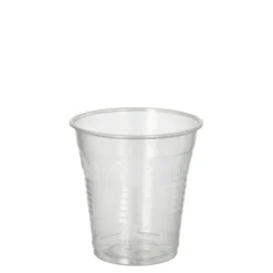 PAPSTAR Kaltgetränkebecher, PLA "pure" 0,15 l Ø 7,08 cm, 7,29 cm glasklar