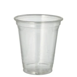 PAPSTAR Kaltgetränkebecher, PLA "pure" 0,3 l Ø 9,5 cm, 10,68 cm glasklar