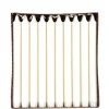 PAPSTAR Kronkerzen Ø 2,2 cm, 24 cm weiß aus 100 % Stearin