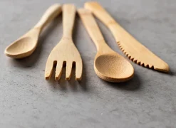 PAPSTAR Löffel, Bambus "pure" 16,5 cm