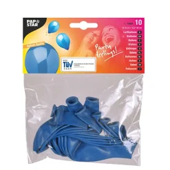 PAPSTAR Luftballons Ø 25 cm blau, 12 x 10 Stück