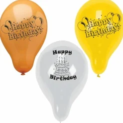 PAPSTAR Luftballons Ø 22 cm farbig sortiert "Happy Birthday"