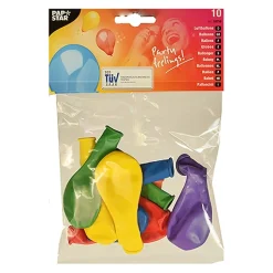 PAPSTAR Luftballons Ø 19 cm farbig sortiert "Rainbow"
