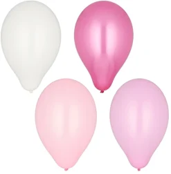 PAPSTAR Luftballons Ø 25 cm farbig sortiert "Pink-Mix"